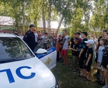 Сотрудники Каменской Госавтоинспекции посетили детский оздоровительный лагерь