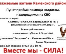 Каменские волонтеры Весточки из дома - С заботой о солдате поблагодарили юных патриотов за участие в благотворительном концерте
