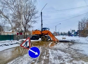 Внимание!  Порыв на ул. Ленина