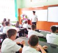 Руководитель Каменского отдела ГИБДД поздравил школьников с новым учебным годом