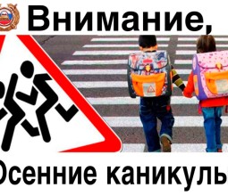 Госавтоинспекция, обращает внимание всех участников дорожного движения, что в школах  начались каникулы