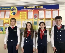 Юные инспекторы движения призвали школьников к внимательности на дороге