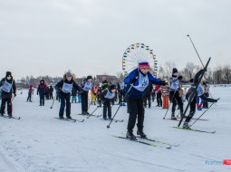 В Камне-на-Оби прошли соревнования по лыжным гонкам - «Лыжня России — 2023»