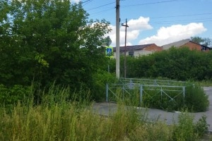 Проблема с безопасностью на перекрестке Мамонтова - Томская в городе Камень-на-Оби. 