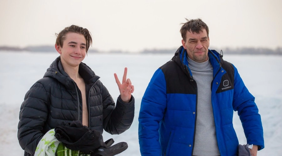 Говорят, в купели теплее!