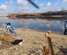 На рыбалке