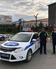 Сотрудники Каменской Госавтоинспекции предотвратили распространение пожара.