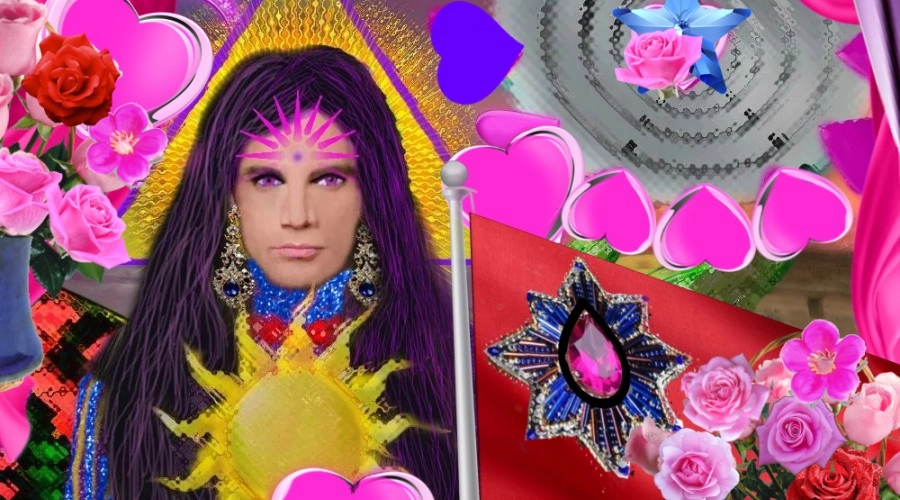 Флаг и знамя истории Земли. Троица - это древние Ведические Боги славян. Творческий стиль автора DiezelSun