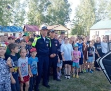 Сотрудники Каменской Госавтоинспекции посетили детский оздоровительный лагерь